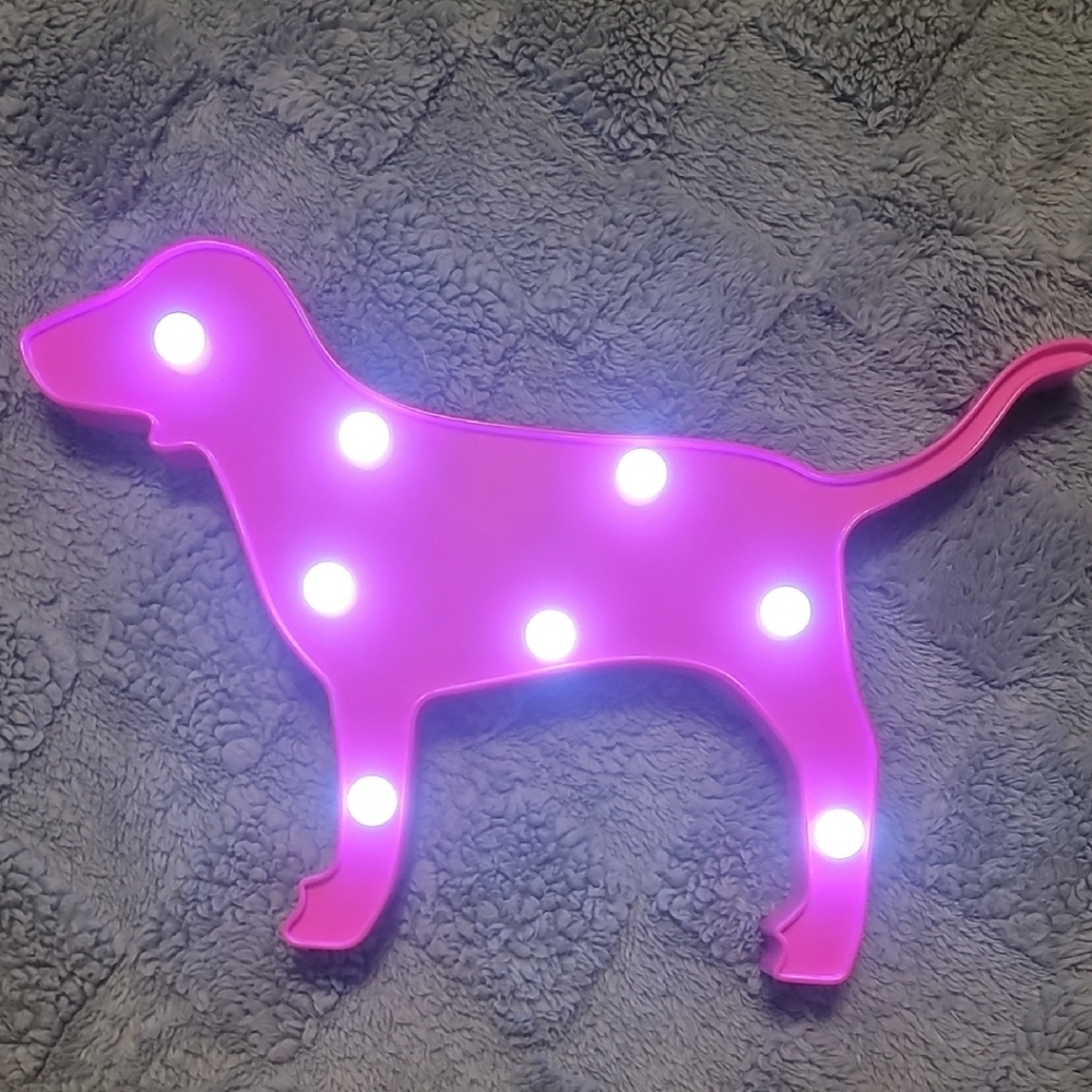PINK Victoria's Secret Pink Dog LED Light